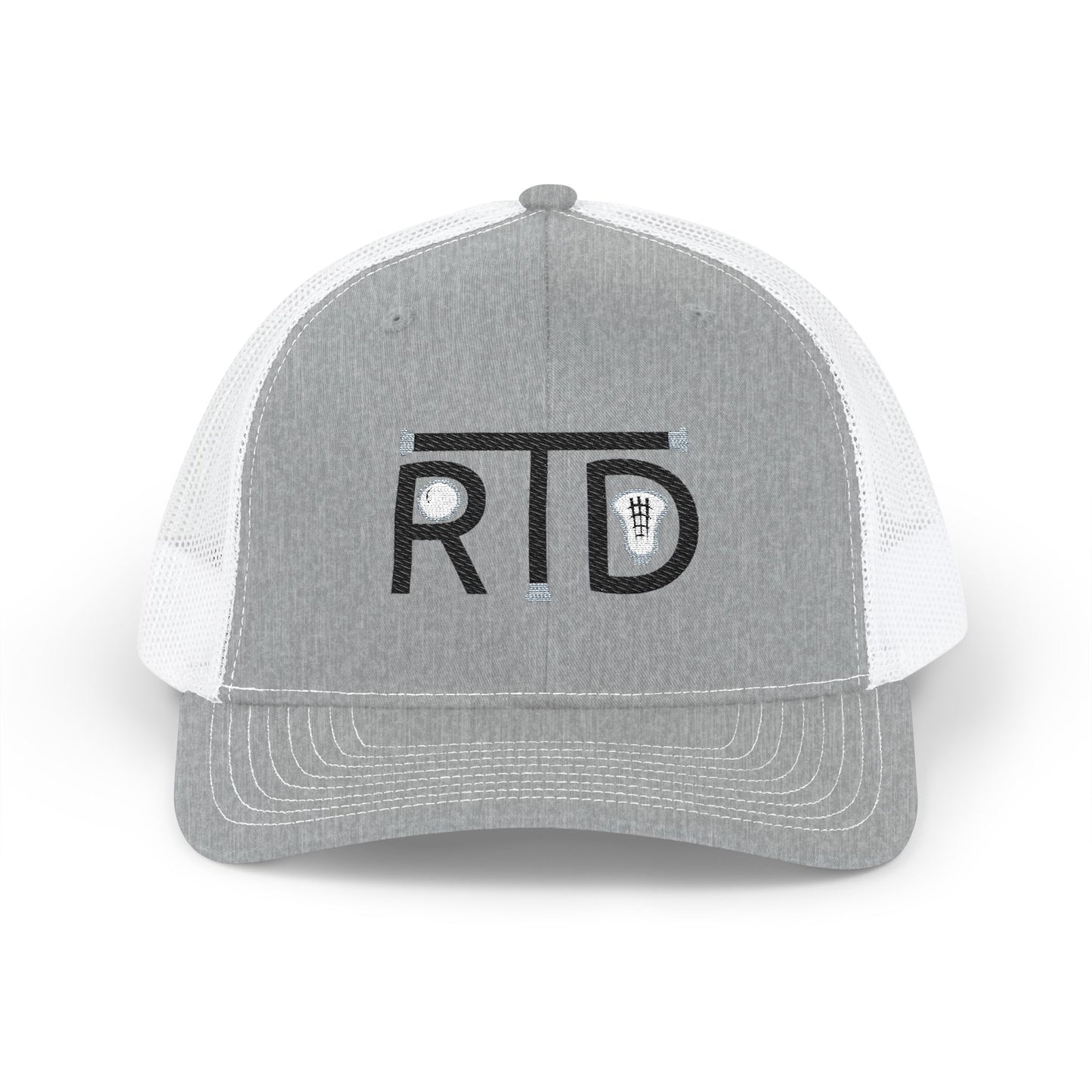 Snapback Trucker Cap (Embroidery) Black Font
