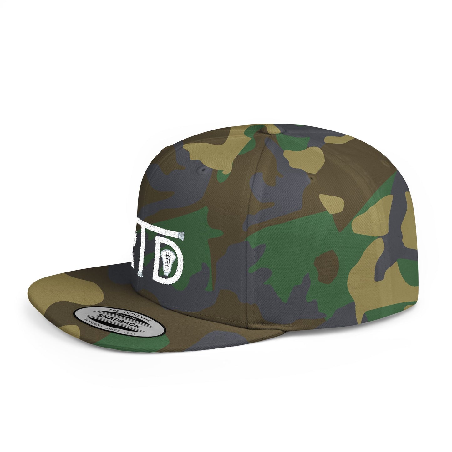 Rip the Duck Embroidered Flat Bill Hat