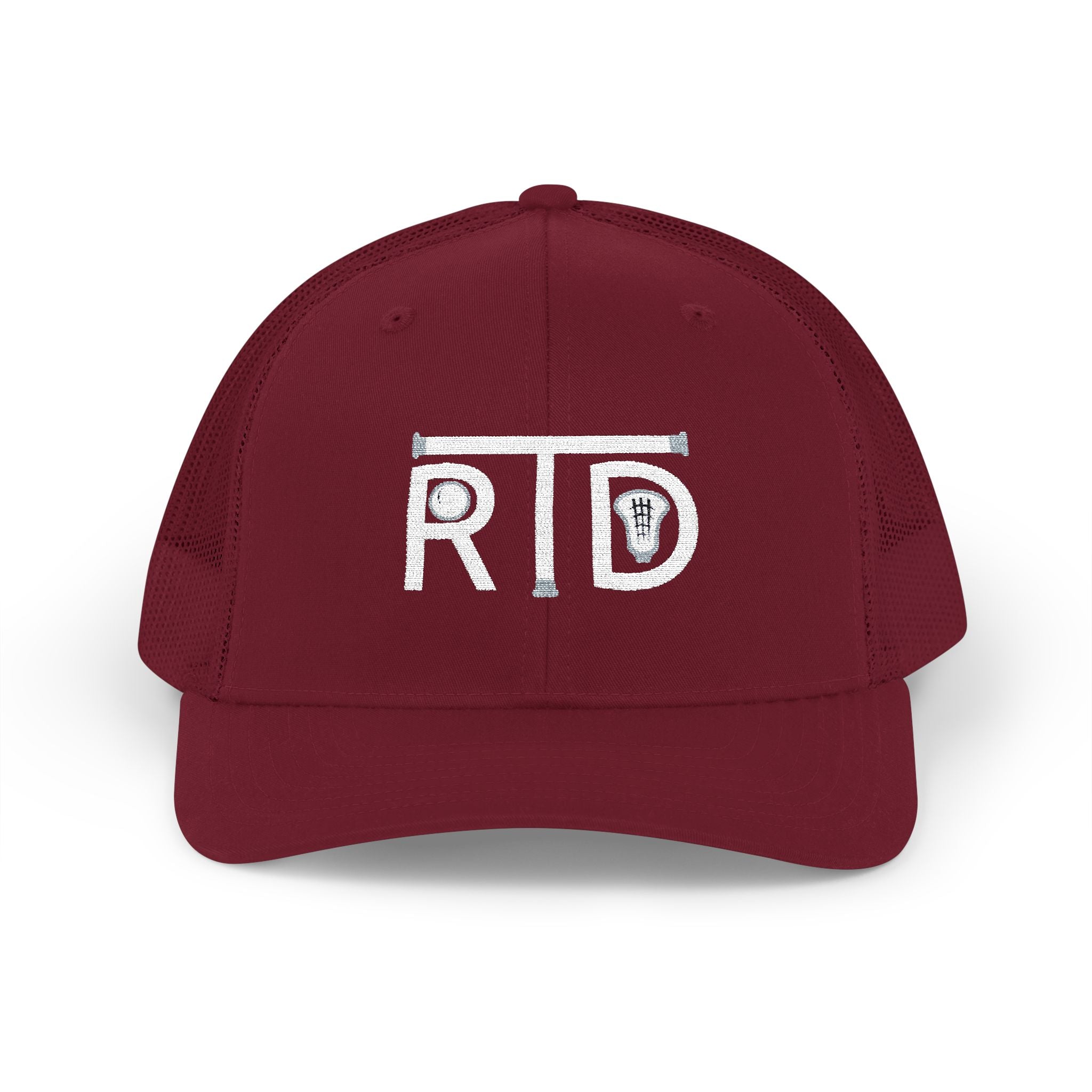 Snapback Trucker Cap (Embroidery) White Font