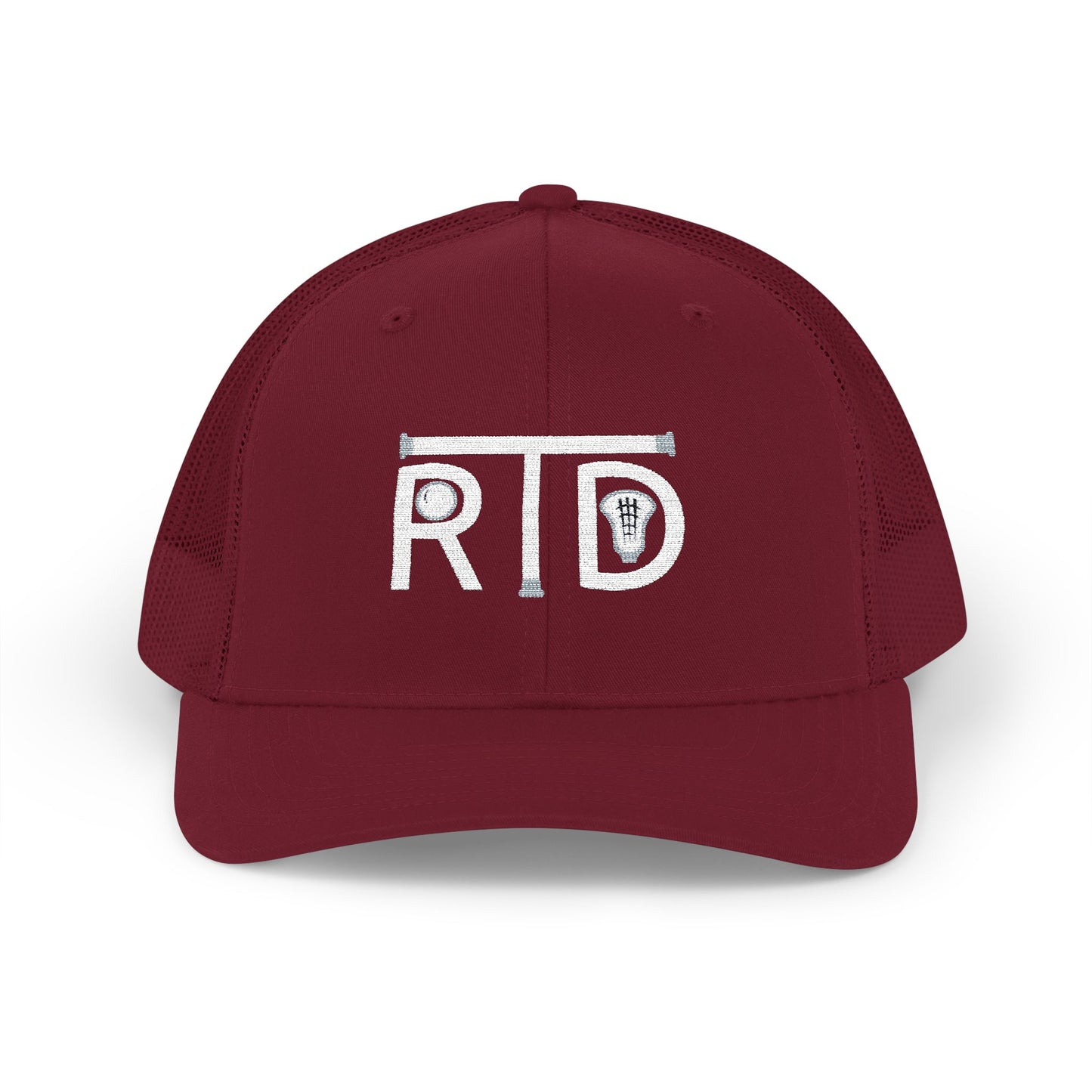 Snapback Trucker Cap (Embroidery) White Font