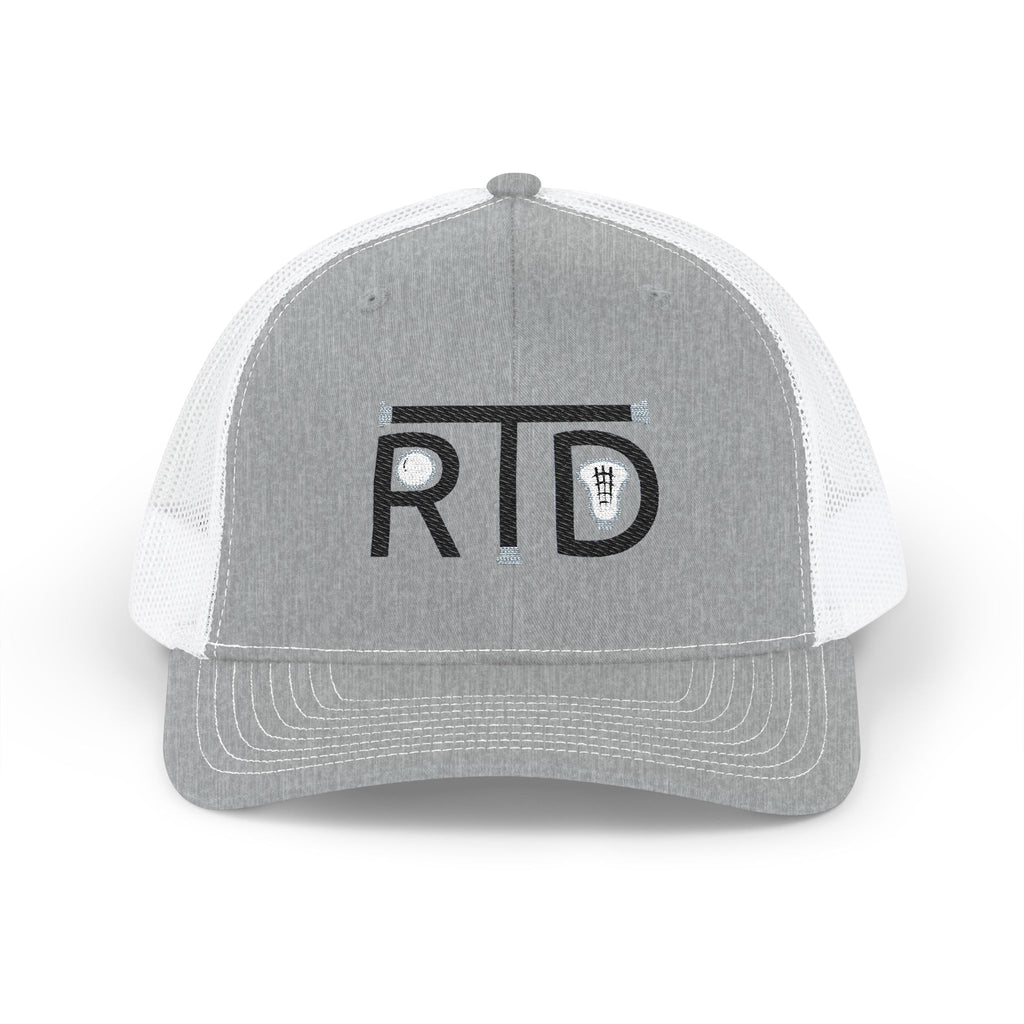 Snapback Trucker Cap (Embroidery) Black Font