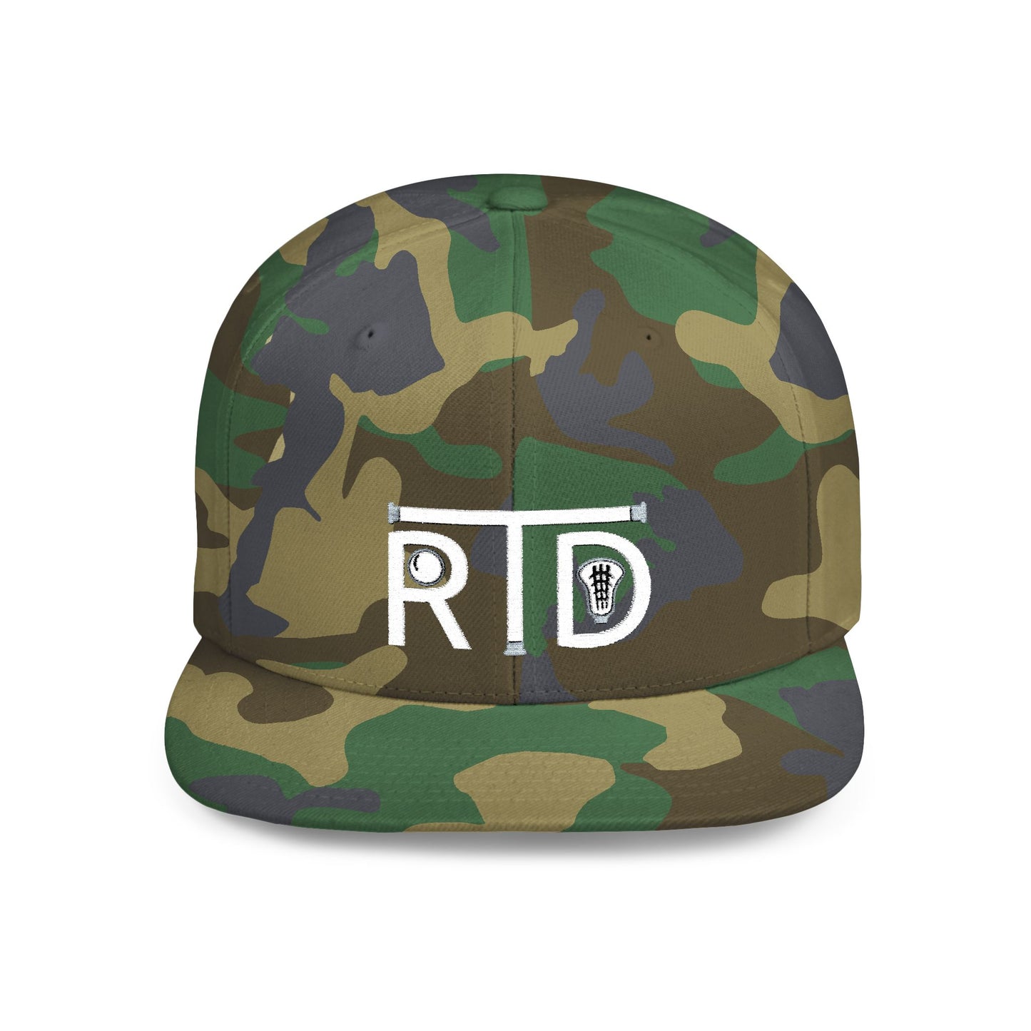 Rip the Duck Embroidered Flat Bill Hat