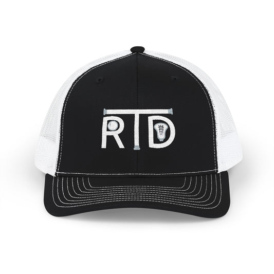 Snapback Trucker Cap (Embroidery) White Font