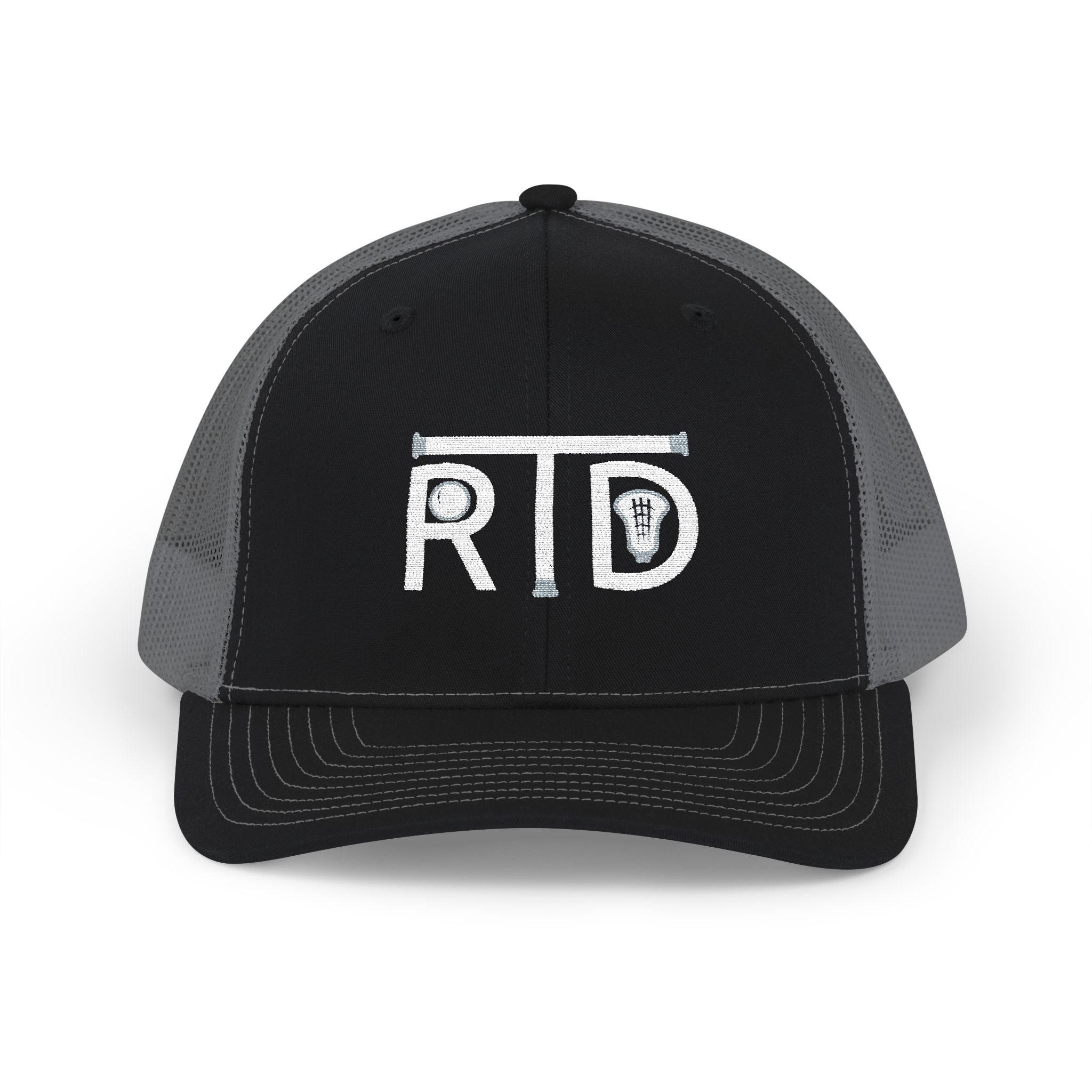Snapback Trucker Cap (Embroidery) White Font